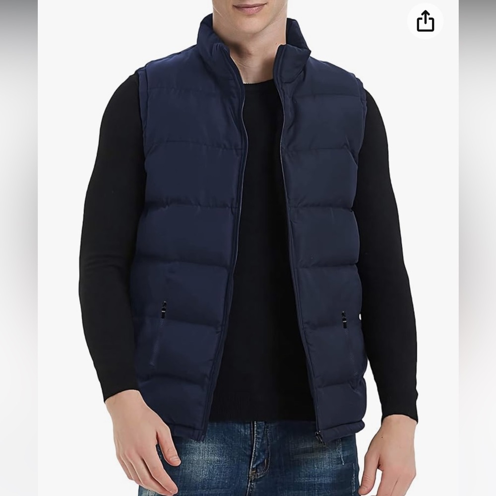 NWT Tuveke Men’s Water Resistant Puffer Vest